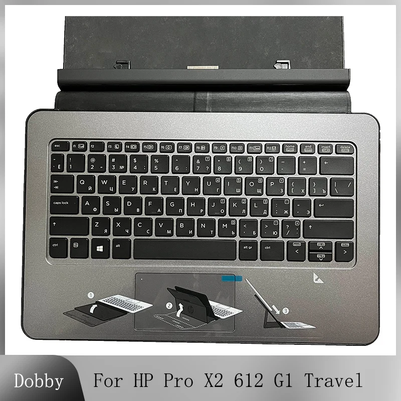 New US/RU Keyboard For HP Pro X2 612 G1 Laptop Accessories Top Case Tablet Travel Keyboard Base Russian TouchPad 778779-001
New US/RU Keyboard For HP Pro X2 612 G1 Laptop Accessories Top Case Tablet Travel Keyboard Base Russian TouchPad 778779-001