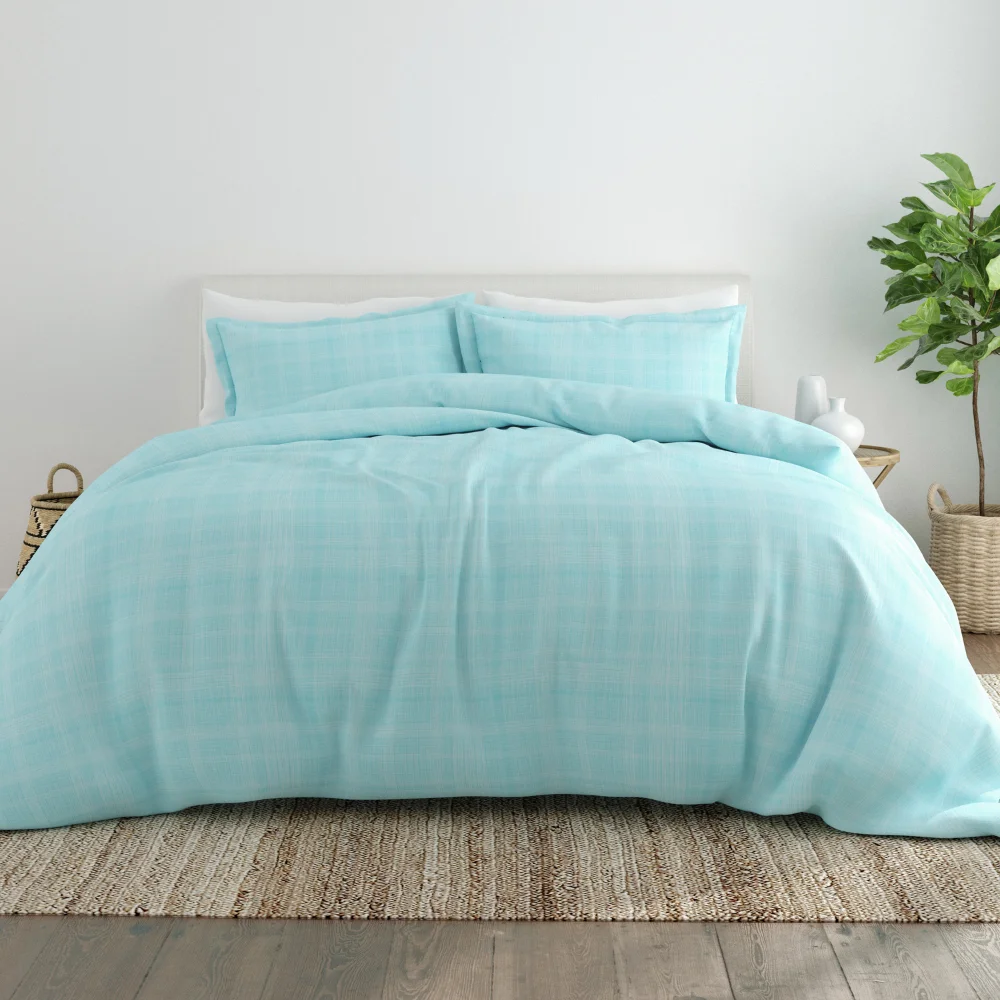 Housse De Couette Aqua Thatch Pattern 3 Piece Duvet Set, King/Cal King Duvet Cover Queen Bedding Set
Housse De Couette Aqua Thatch Pattern 3 Piece Duvet Set, King/Cal King Duvet Cover Queen Bedding Set