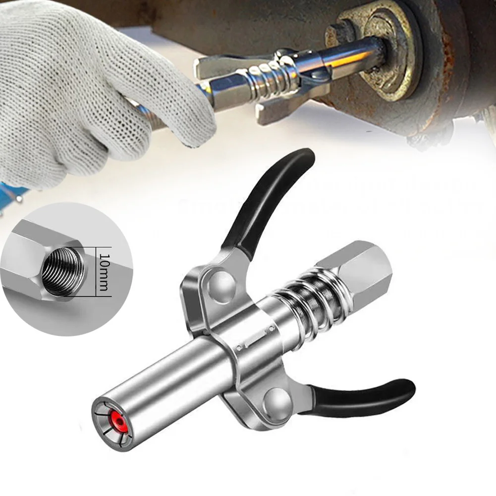 Double Handle Grease Gun Adapter Hose Kit Gun Lock Grease Coupler Quick Release Lock Fitting Filling Fits All Grease Guns
Double Handle Grease Gun Adapter Hose Kit Gun Lock Grease Coupler Quick Release Lock Fitting Filling Fits All Grease Guns