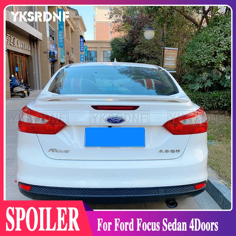 For Ford Focus Sedan 4Doors 2012- 2017 ABS Plastic Unpainted Color Rear Roof Spoiler Wing Trunk Lip Boot Cover Car Styling
For Ford Focus Sedan 4Doors 2012- 2017 ABS Plastic Unpainted Color Rear Roof Spoiler Wing Trunk Lip Boot Cover Car Styling