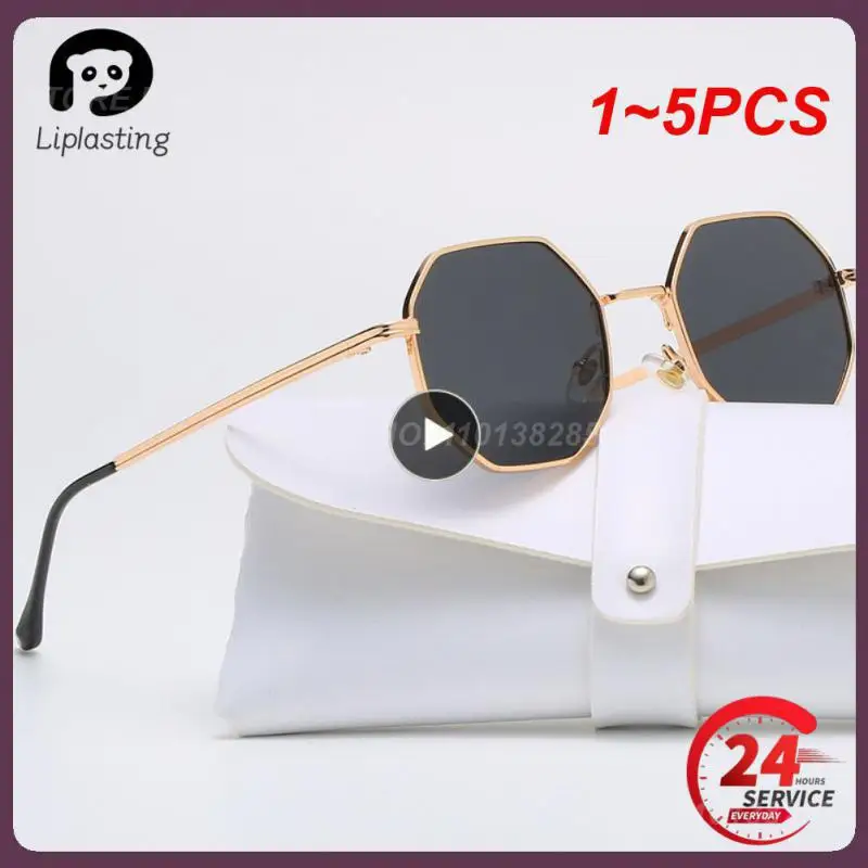 

Небольшие квадратные солнцезащитные очки UV400 для мужчин и женщин, поляризационные зеркальные линзы, в металлической оправе, для вождения, 1-5 шт.