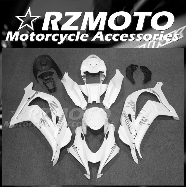 Injection Mold New ABS Fairings Kit Fit for Kawasaki Ninja ZX-10R ZX10R 2016 2017 2018 2019 117 18 19 Bodywork Set white silver
Injection Mold New ABS Fairings Kit Fit for Kawasaki Ninja ZX-10R ZX10R 2016 2017 2018 2019 117 18 19 Bodywork Set white silver