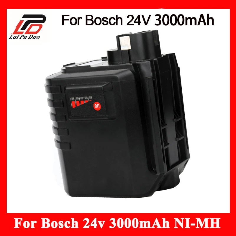 Brand New Replacement for Bosch Tool Battery Ni-MH 24V 3000mAh BAT019 BAT020 BAT021 GBH 24VFR GBH 24VFR GBH 24VRE GBH 24VR
Brand New Replacement for Bosch Tool Battery Ni-MH 24V 3000mAh BAT019 BAT020 BAT021 GBH 24VFR GBH 24VFR GBH 24VRE GBH 24VR