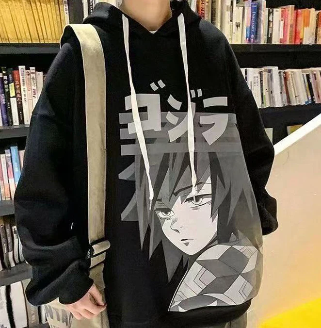 Толстовка с капюшоном Tomioka Giyuu с принтом из аниме «рассекающий демонов», Крутая толстовка Y2K, уличная одежда в стиле эмо, модный спортивный ко... 
Толстовка с капюшоном Tomioka Giyuu с принтом из аниме «рассекающий демонов», Крутая толстовка Y2K, уличная одежда в стиле эмо, модный спортивный ко...