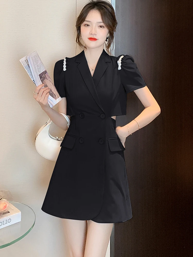 Женское винтажное платье-мини с коротким рукавом, голубое ажурное платье в Корейском стиле, Повседневное платье для выпускного вечера, весна-лето 2023
Женское винтажное платье-мини с коротким рукавом, голубое ажурное платье в Корейском стиле, Повседневное платье для выпускного вечера, весна-лето 2023