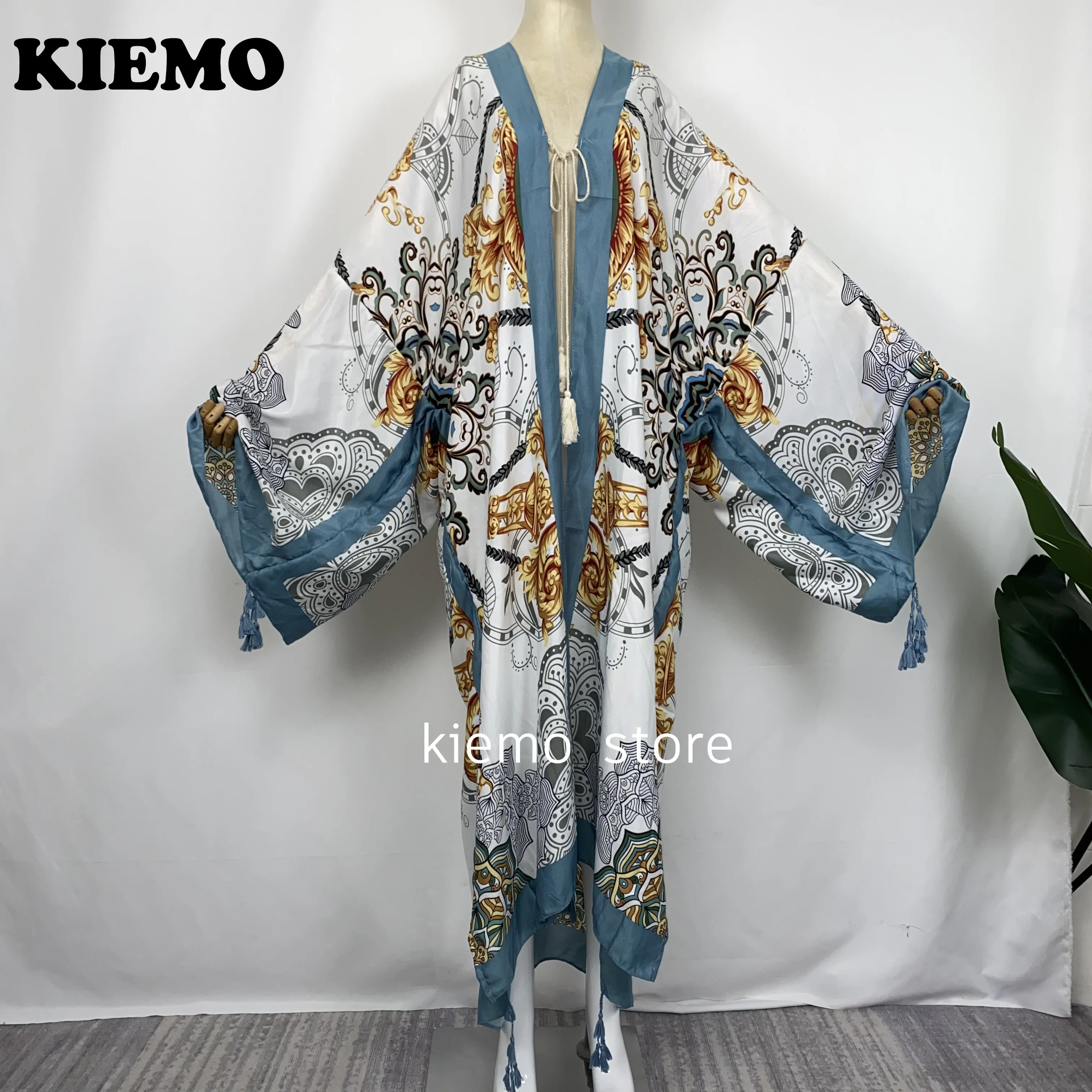 2022 New Cotton Bikini Sweet Lady Pink Boho Print Self Belted Front Open Long Kimono Dress Beach Tunic Women Wrap Large Dresses
2022 New Cotton Bikini Sweet Lady Pink Boho Print Self Belted Front Open Long Kimono Dress Beach Tunic Women Wrap Large Dresses
