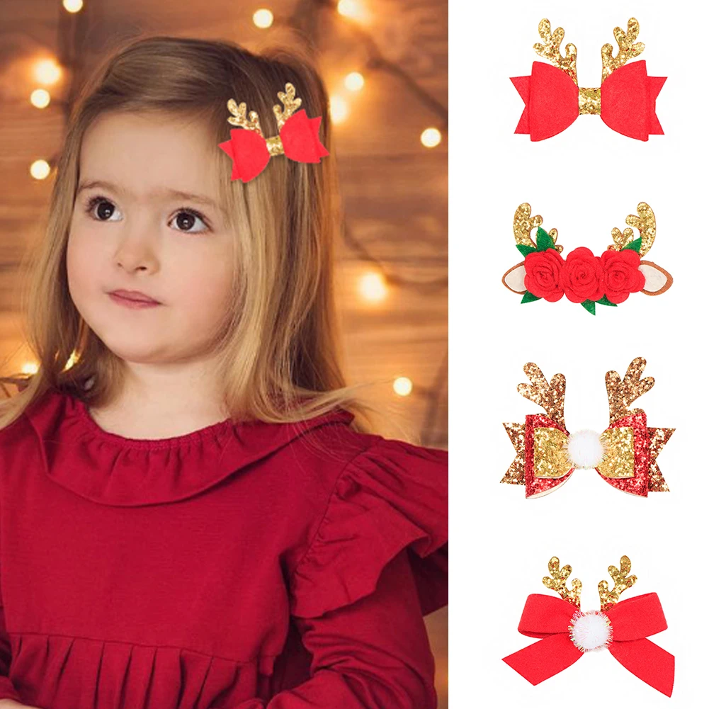 Girls Hair Accessories Christmas Hairpin Xmas Bow Hair Clip New Antler Rose Flower Hair Clips Baby Kids Hairpins Headwer Gifts
Girls Hair Accessories Christmas Hairpin Xmas Bow Hair Clip New Antler Rose Flower Hair Clips Baby Kids Hairpins Headwer Gifts