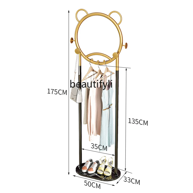 yj Coat Rack Nordic Simple Modern Floor Bedroom and Household Storage Clothes Hanger Storage Rack Light Luxury Clothes Rack
yj Coat Rack Nordic Simple Modern Floor Bedroom and Household Storage Clothes Hanger Storage Rack Light Luxury Clothes Rack