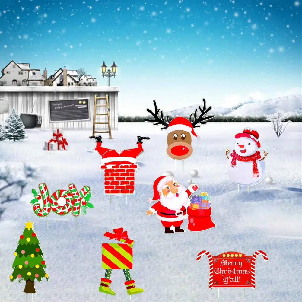 Lawn Sign Exquisite Eco-Friendly Easy to Install Christmas Yard Sign Xmas Yard Sign for Fence
Lawn Sign Exquisite Eco-Friendly Easy to Install Christmas Yard Sign Xmas Yard Sign for Fence