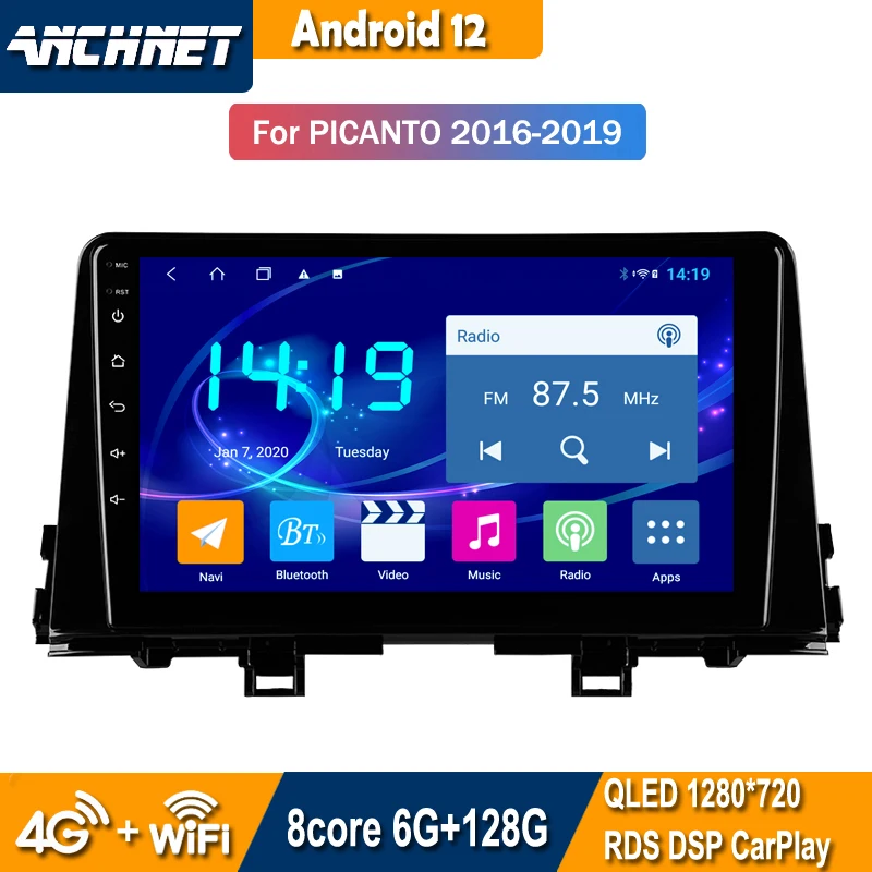 Android 12 For KIA PICANTO Morning 2016 2017 2018 2019 Multimedia Stereo Car DVD Player Navigation GPS Radio
Android 12 For KIA PICANTO Morning 2016 2017 2018 2019 Multimedia Stereo Car DVD Player Navigation GPS Radio