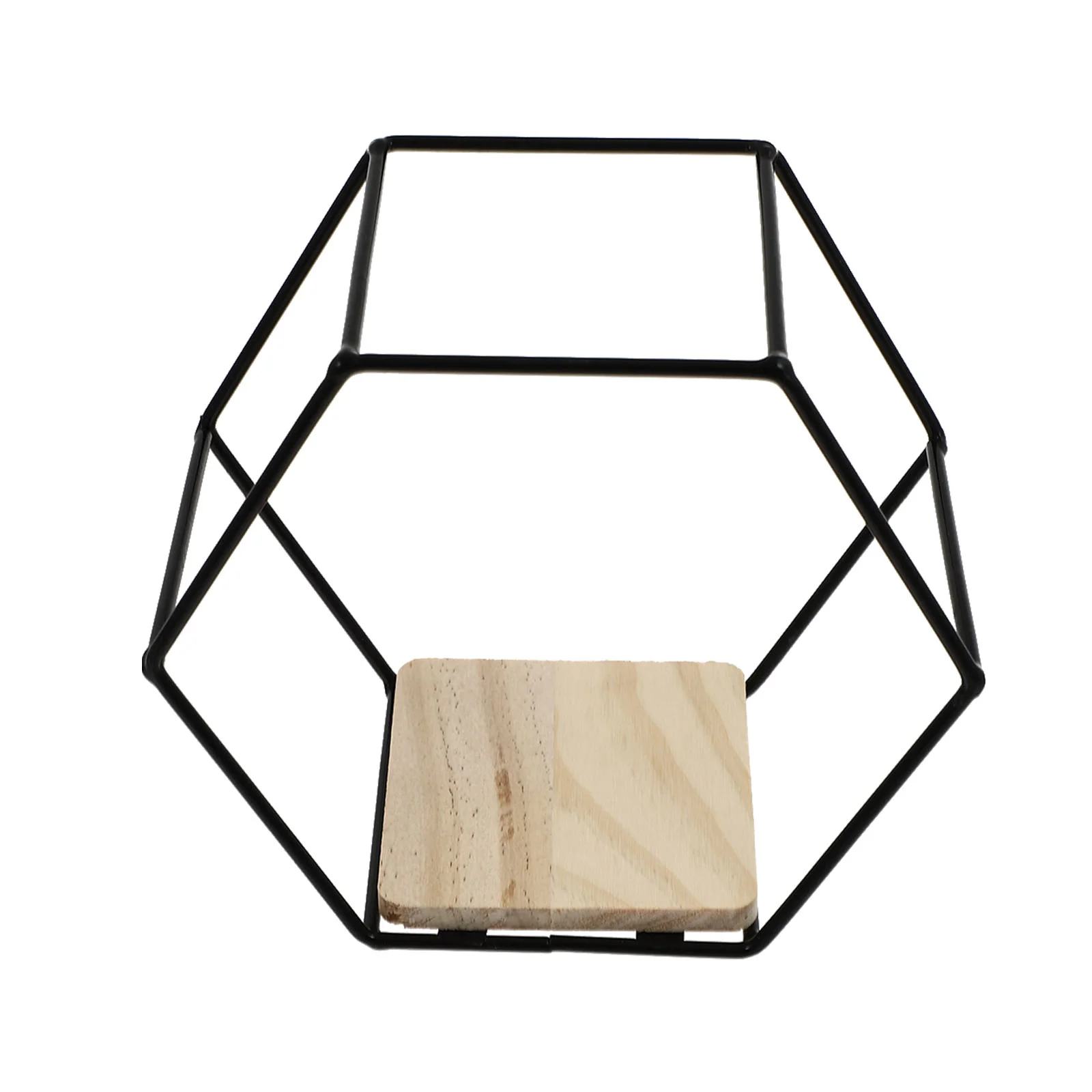 Hexagonal Rack Wall-mounted Sundries Holder Iron Hanging Bookshelves Shelf Decorative Plant Shape Storage Home
Hexagonal Rack Wall-mounted Sundries Holder Iron Hanging Bookshelves Shelf Decorative Plant Shape Storage Home