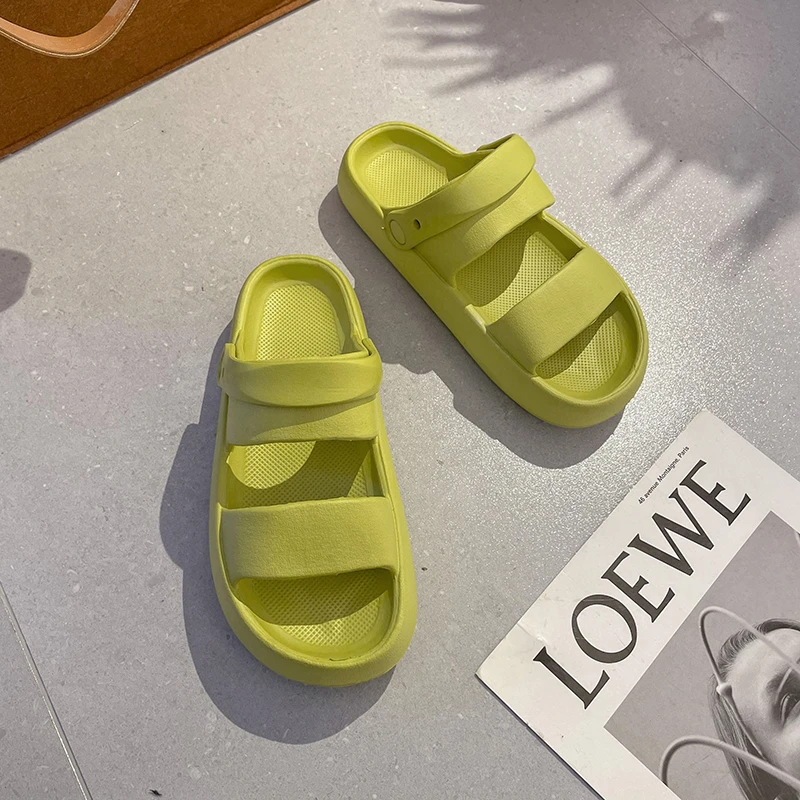Women Summer Beach Platform Sandals Green Soft Sole EVA Slides Woman Fashion Non-slip Outdoor Slippers Female Comfortable Shoes
Women Summer Beach Platform Sandals Green Soft Sole EVA Slides Woman Fashion Non-slip Outdoor Slippers Female Comfortable Shoes