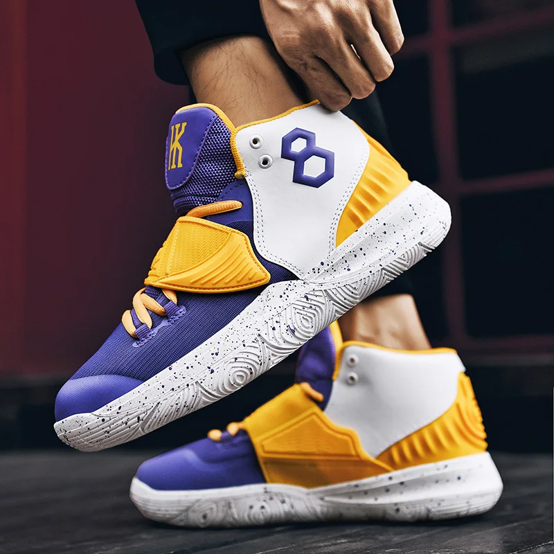 Contrast color men's basketball shoes Velcro outdoor basketball training shoes Wear-resistant breathable sports shoes sneakers
Contrast color men's basketball shoes Velcro outdoor basketball training shoes Wear-resistant breathable sports shoes sneakers