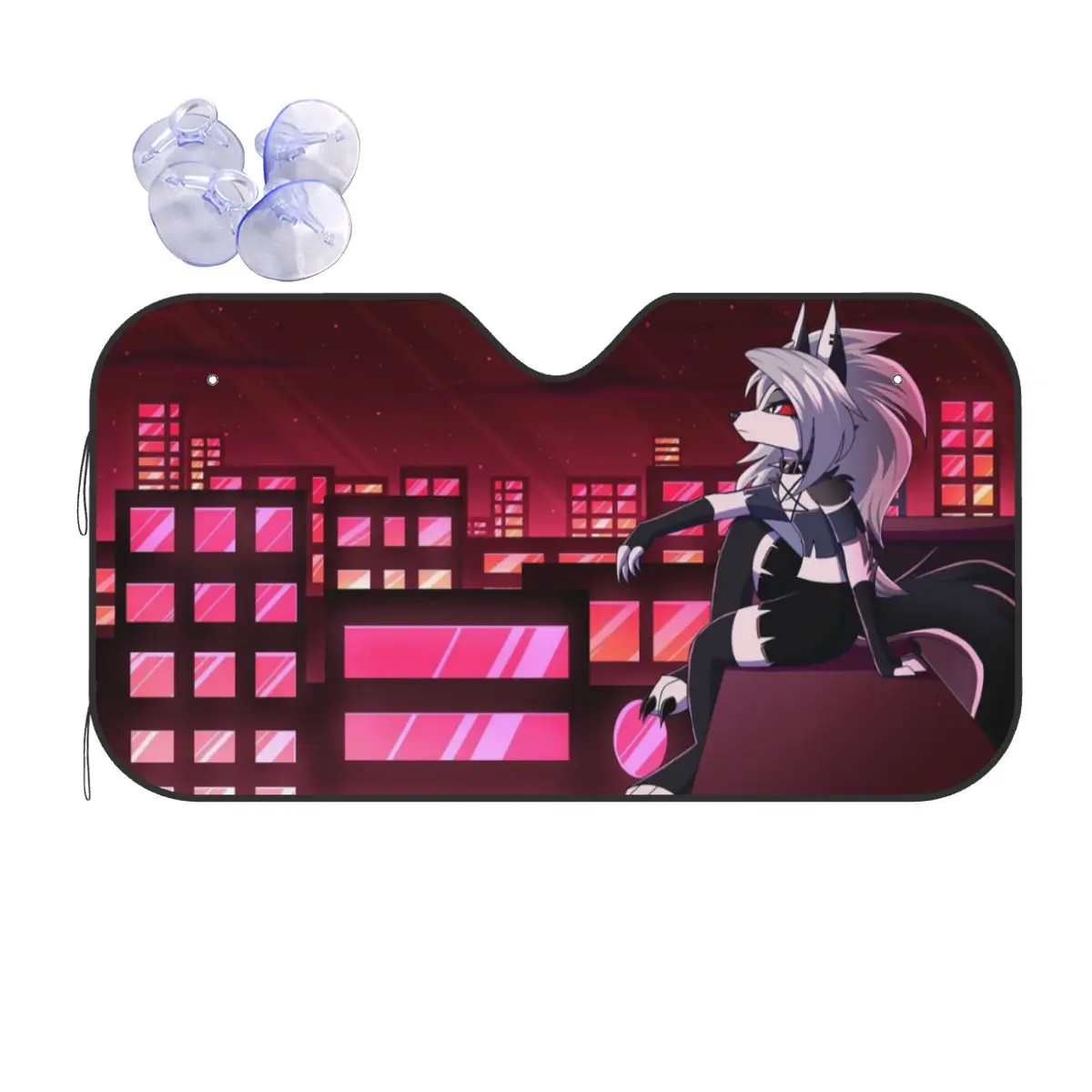 Kawaii Loona Sunshade Windscreen Helluva Boss Anime Novelty Car Front Window Visor 76x140cm Sun Visor Sunscreen Curtain
Kawaii Loona Sunshade Windscreen Helluva Boss Anime Novelty Car Front Window Visor 76x140cm Sun Visor Sunscreen Curtain