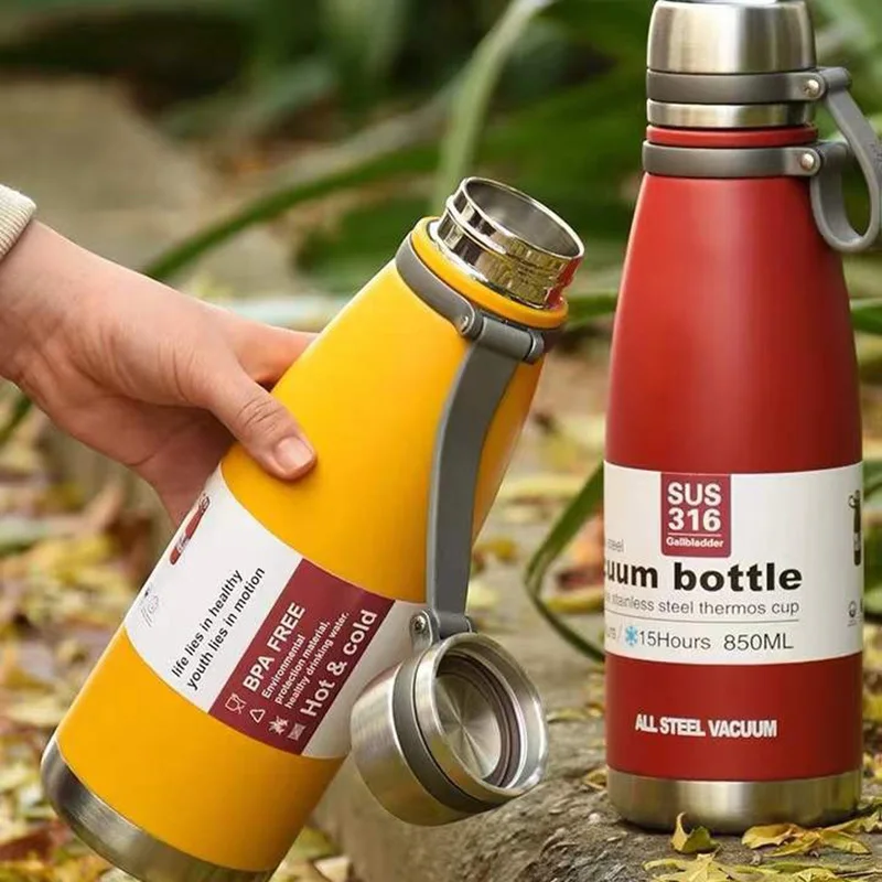 Thermos Cup Keep Hot Cold 12 Hours 1100ml 850ml Travel Car Stainless Steel Thermal Water Bottle Vacuum Bottle Large Capacity 
Thermos Cup Keep Hot Cold 12 Hours 1100ml 850ml Travel Car Stainless Steel Thermal Water Bottle Vacuum Bottle Large Capacity