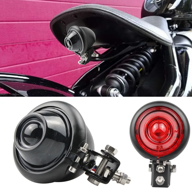 Universal 12V LED Motorcycle Modification Tail Light Decorative Chopper Back Brake Lamp Rear Stop Signal Lighting Black Red
Universal 12V LED Motorcycle Modification Tail Light Decorative Chopper Back Brake Lamp Rear Stop Signal Lighting Black Red