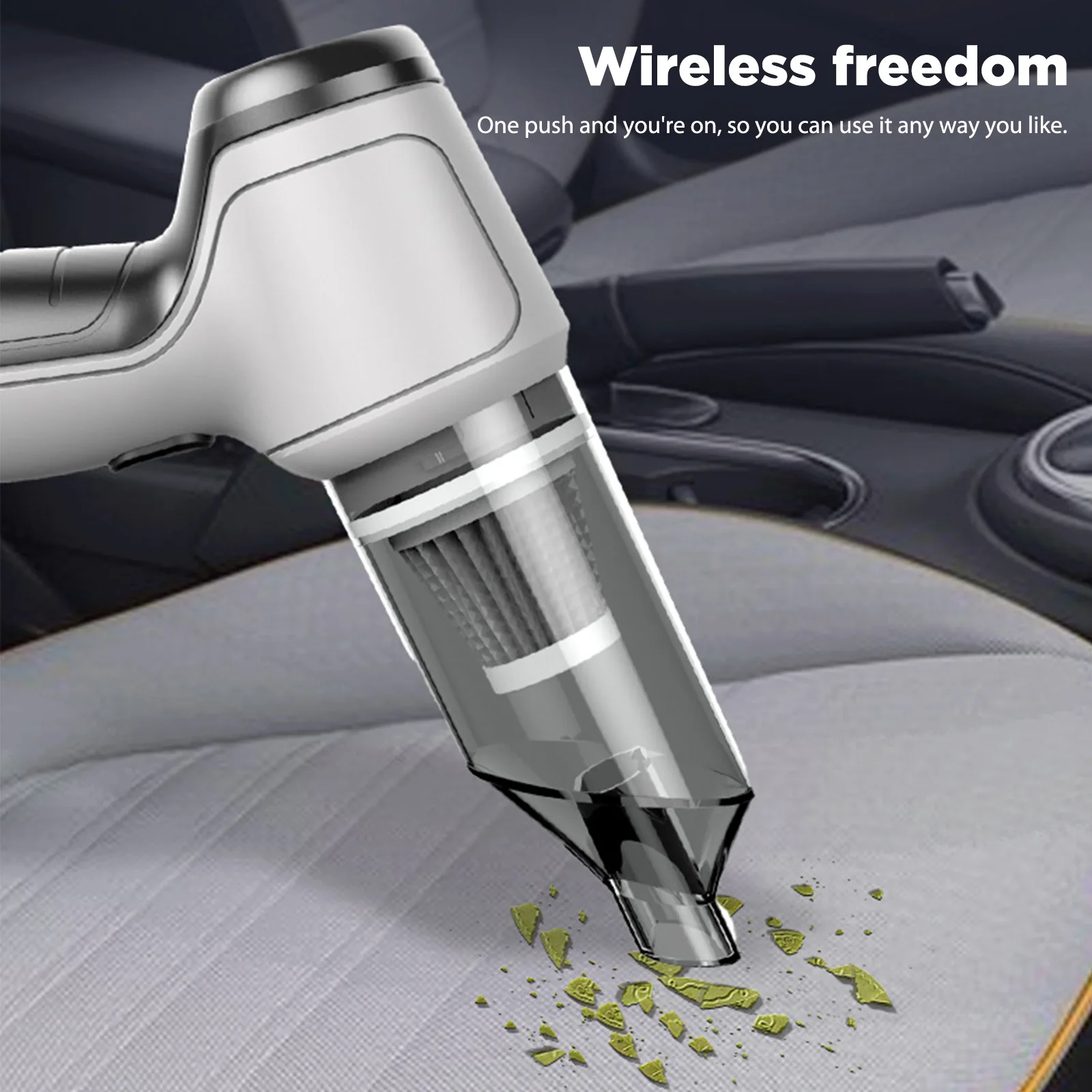 Handheld Vacuum Cleaner Portable Handheld Auto Vacuum Cordless Home Car Dual Use Deep Cleaning for Auto Interior Home Furniture
Handheld Vacuum Cleaner Portable Handheld Auto Vacuum Cordless Home Car Dual Use Deep Cleaning for Auto Interior Home Furniture