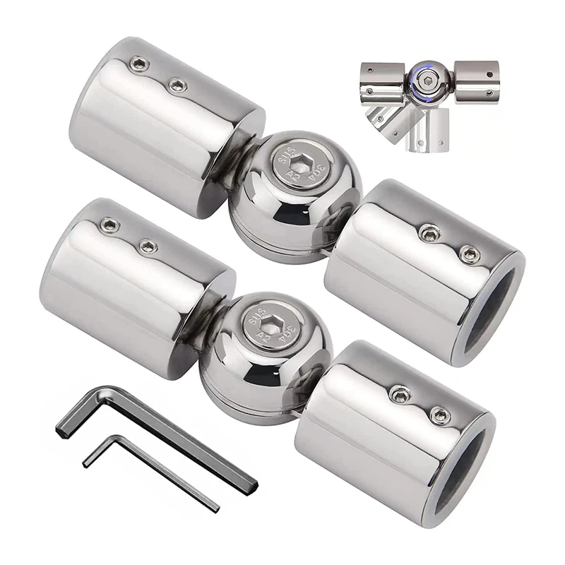2PCS Curtain Rods Corner Connector, Adjustable Curtain Rod Corner Connector For 1 Inch Bay Window Curtain Rods
2PCS Curtain Rods Corner Connector, Adjustable Curtain Rod Corner Connector For 1 Inch Bay Window Curtain Rods