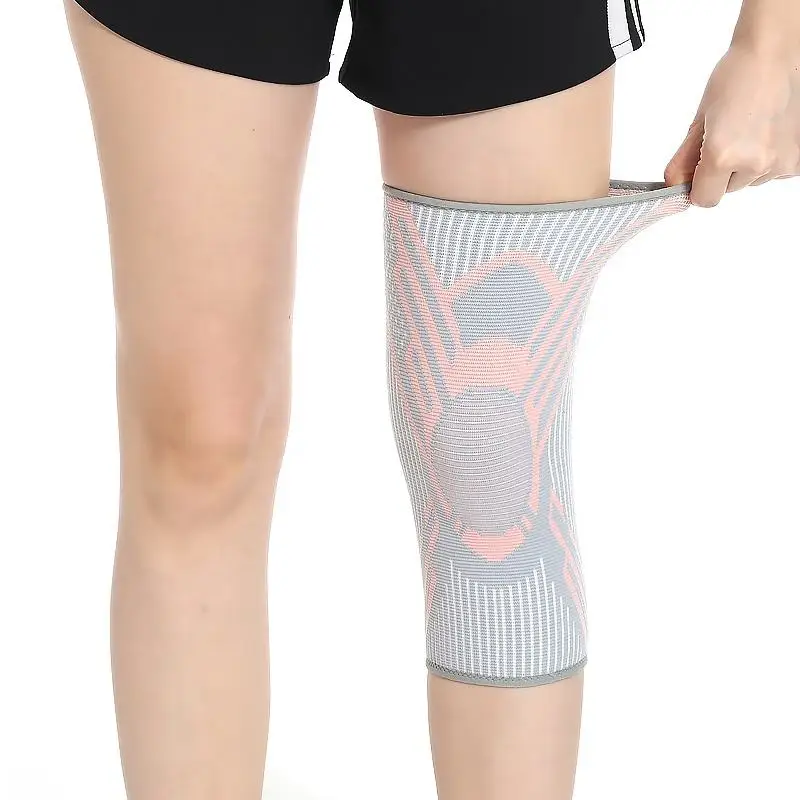 

Women Pressurized Elastic Knee Pads Support Compression Sleeves Kneepads Gym Knee Brace Fitness Gear Running Patella Protector