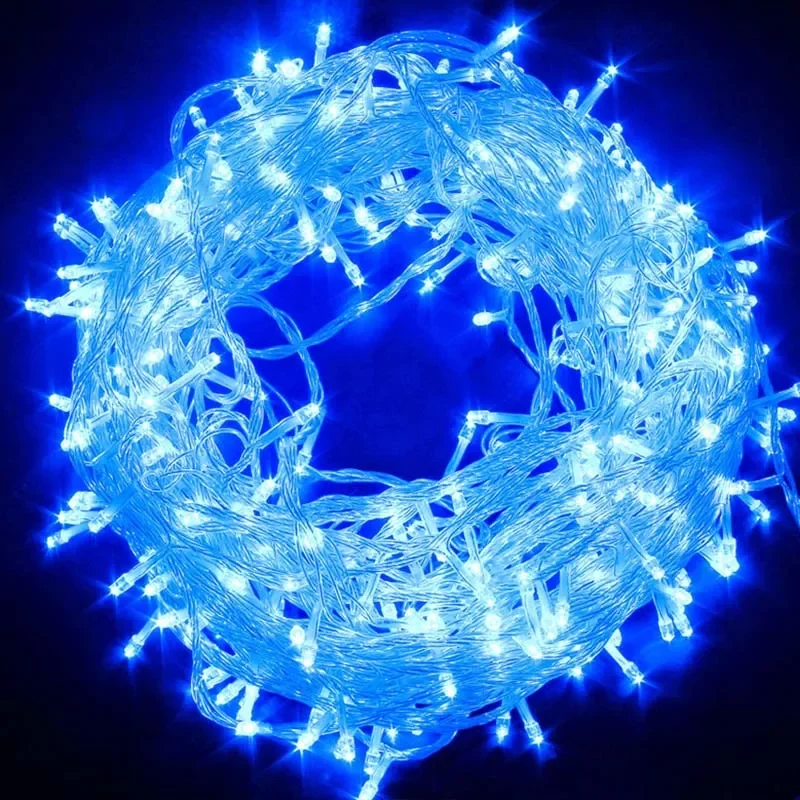 Garland Lights Holiday Garland LED Fairy String Lights10M 20M 50M 100M Waterproof Wedding Lamp Decor Home Garden Party
Garland Lights Holiday Garland LED Fairy String Lights10M 20M 50M 100M Waterproof Wedding Lamp Decor Home Garden Party