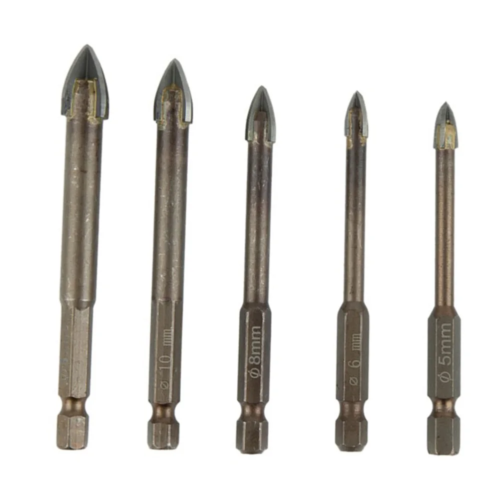 Anti-rust Treatment 5 * Drill Bit Drill Bit For Ceramic Tiles 1/4\\\" Hex 10*82mm 12*82mm 5pcs 6*77mm Cemented Carbide
Anti-rust Treatment 5 * Drill Bit Drill Bit For Ceramic Tiles 1/4\\\" Hex 10*82mm 12*82mm 5pcs 6*77mm Cemented Carbide