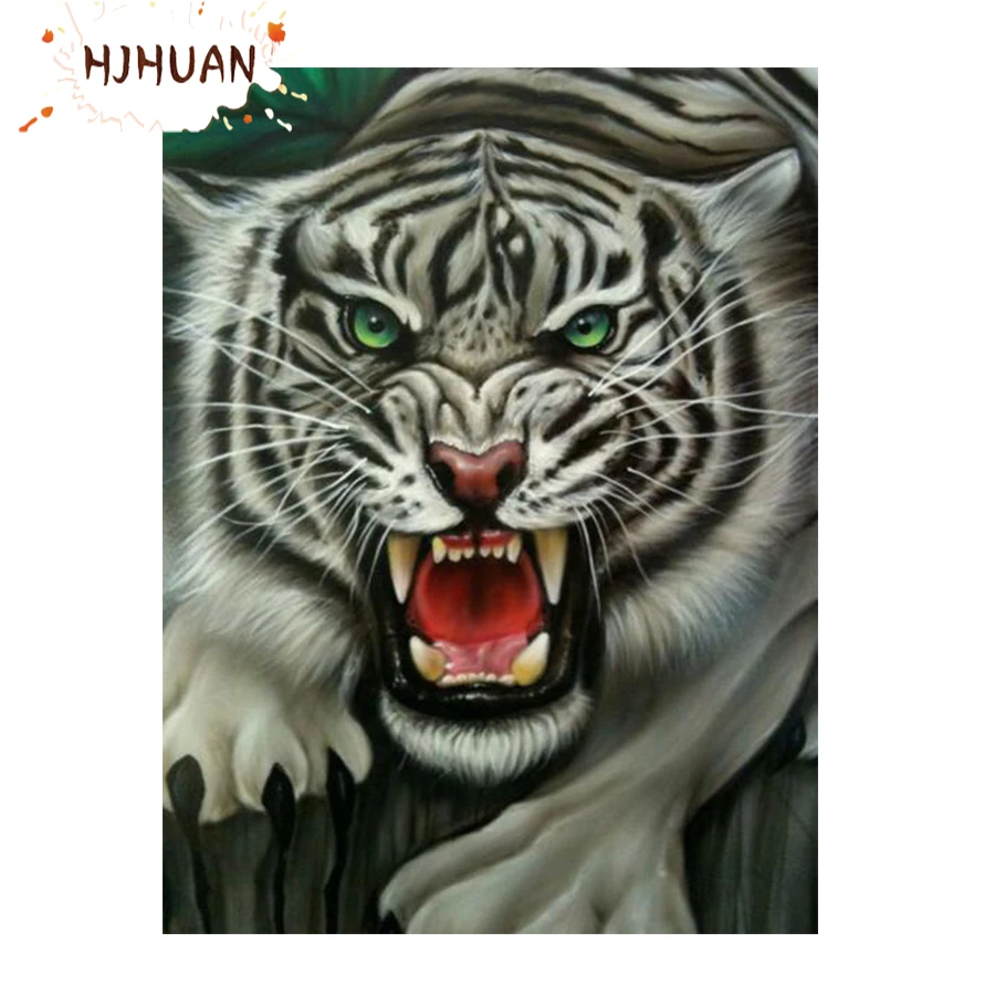 5D DIY AB Round Drill Diamond Painting Tiger animal Cross Stitch 3D Diamond Art Embroidery Diamond Rhinestones Mosaic Decor Gift
5D DIY AB Round Drill Diamond Painting Tiger animal Cross Stitch 3D Diamond Art Embroidery Diamond Rhinestones Mosaic Decor Gift