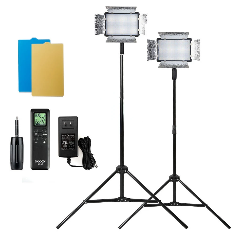 Free DHL 2X Godox LED500LR 5600K Studio Video Light w/ Reflectors + Remote Controller + 200cm Screw Light Stand for Photography
Free DHL 2X Godox LED500LR 5600K Studio Video Light w/ Reflectors + Remote Controller + 200cm Screw Light Stand for Photography