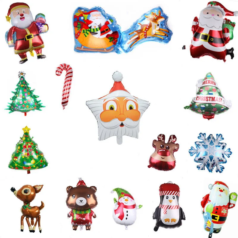 1pcs Large Size Christmas Tree Santa Claus Snowman Balloons Toys Christmas Decorations For Home Aluminum Foil Balloon
1pcs Large Size Christmas Tree Santa Claus Snowman Balloons Toys Christmas Decorations For Home Aluminum Foil Balloon