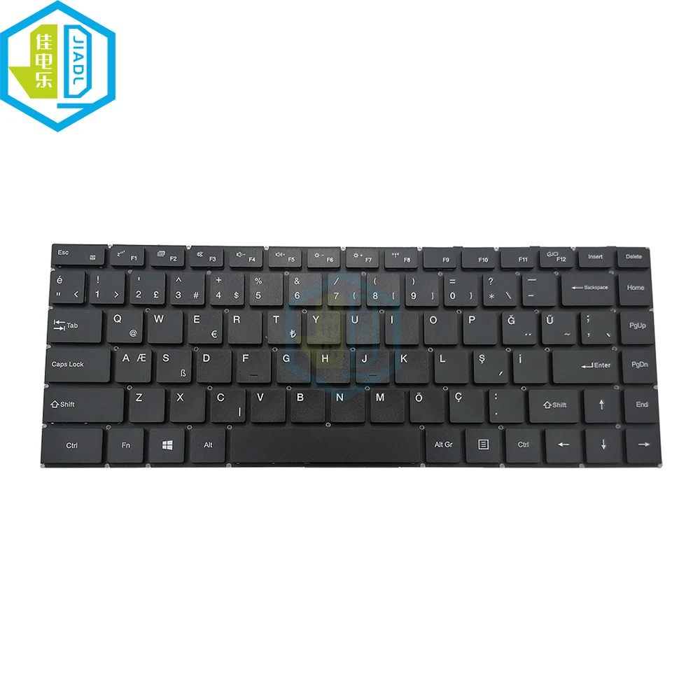 

Turkey US Replacement Keyboards For CASPER C400 NB017-3 YMS-0093-B 1903 18 TR Turkish English Laptop Keyboard Brand New YMS0093B