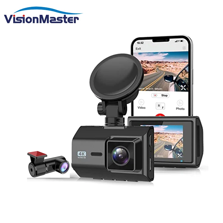 4K Dash Cam Front and Rear with WiFi Dash Cam for Car Dash Cam, GPS Night Vision
4K Dash Cam Front and Rear with WiFi Dash Cam for Car Dash Cam, GPS Night Vision
