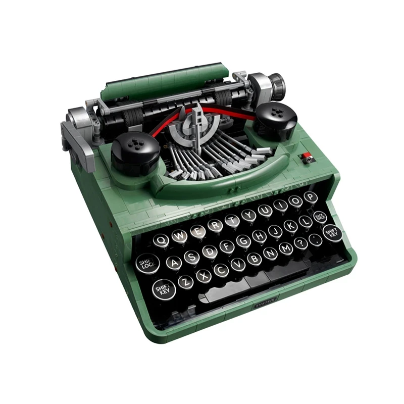 New 21327 Creative Typewriter 2000+PCs Keyboard Retro Typewriter Building Blocks Toy Set Creator Building Blocks Birthday Gift
New 21327 Creative Typewriter 2000+PCs Keyboard Retro Typewriter Building Blocks Toy Set Creator Building Blocks Birthday Gift