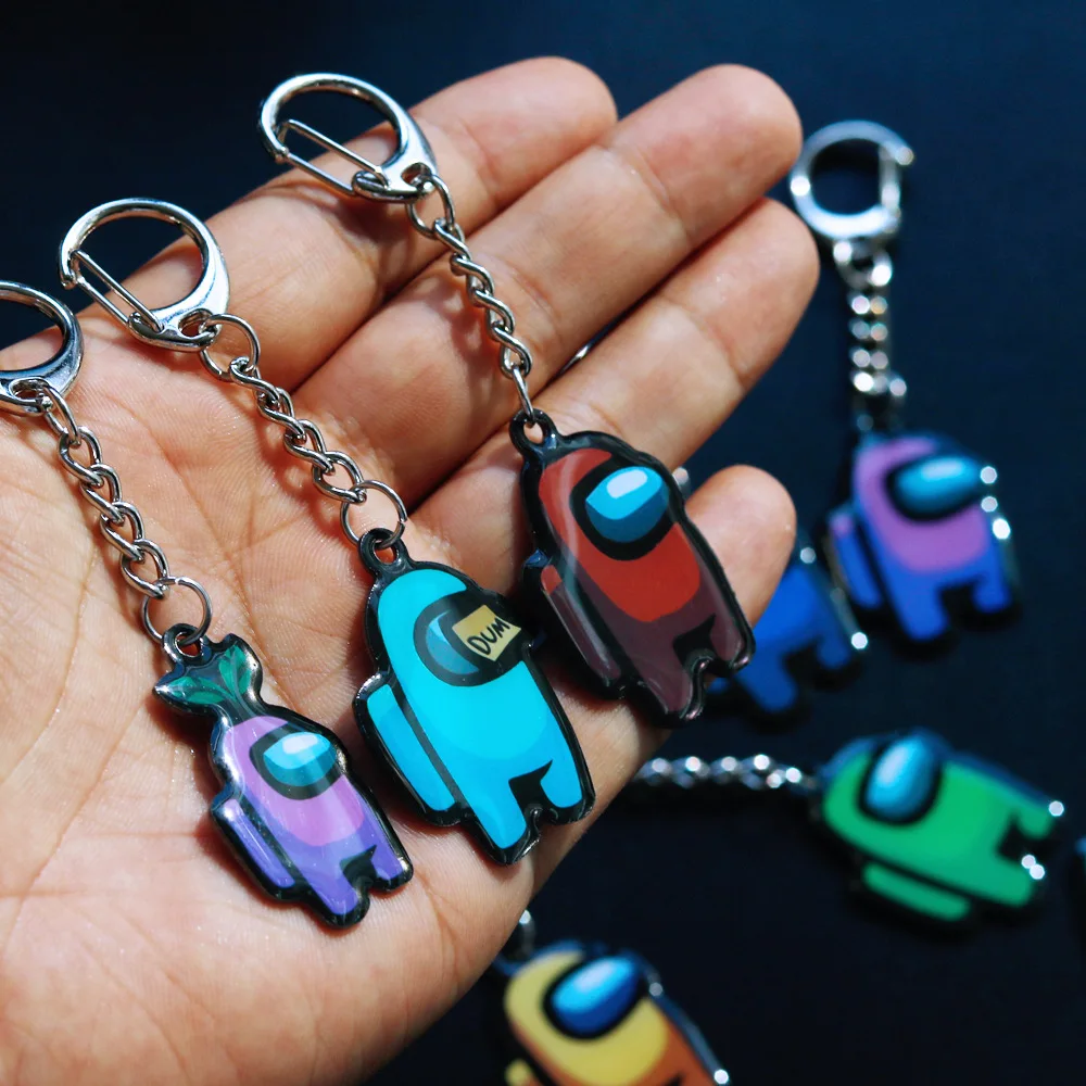 Keychain Stainless Steel Space Werewolf Kill Key Chains Cute Cartoon Amongus Game Decoration Pendant Car Keys Key Chains
Keychain Stainless Steel Space Werewolf Kill Key Chains Cute Cartoon Amongus Game Decoration Pendant Car Keys Key Chains