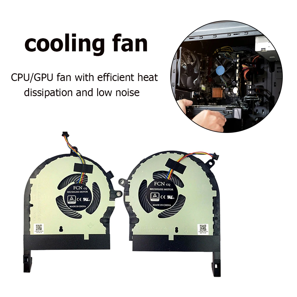 New Original GPU CPU Cooling Fan Cooler For Asus ROG TUF Gaming FX504 FX504G FX504GE FX504GM FX504GD FX504FE Radiator Parts
New Original GPU CPU Cooling Fan Cooler For Asus ROG TUF Gaming FX504 FX504G FX504GE FX504GM FX504GD FX504FE Radiator Parts