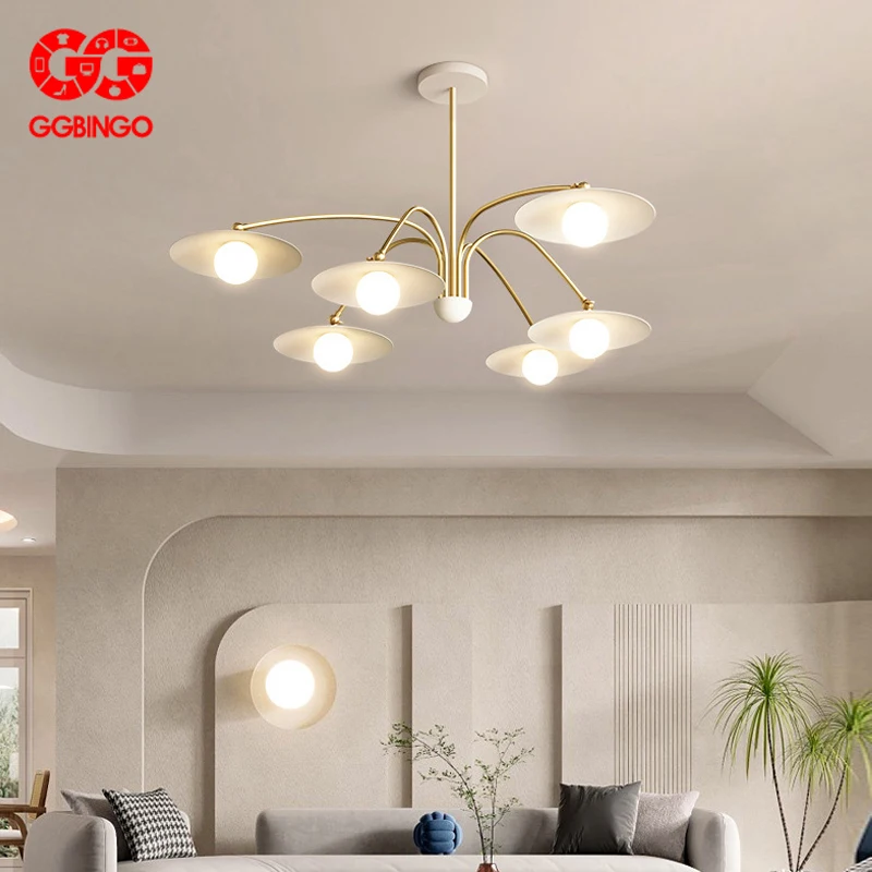 GGBingo Chandeliers Creative Light Luxury Living Room Ceiling Lamp Eye Lrotection Led Lamp Cream Style Dining Room Pendant Light
GGBingo Chandeliers Creative Light Luxury Living Room Ceiling Lamp Eye Lrotection Led Lamp Cream Style Dining Room Pendant Light