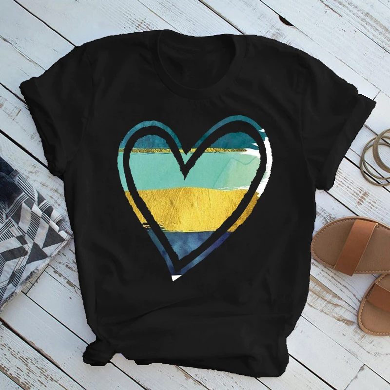2022 T shirt Women stripe Love Print Funny Clothing Fashion Summer Tshirts Female Graphic Tops 90s Cartoon Ladies Tee T-Shirt
2022 T shirt Women stripe Love Print Funny Clothing Fashion Summer Tshirts Female Graphic Tops 90s Cartoon Ladies Tee T-Shirt