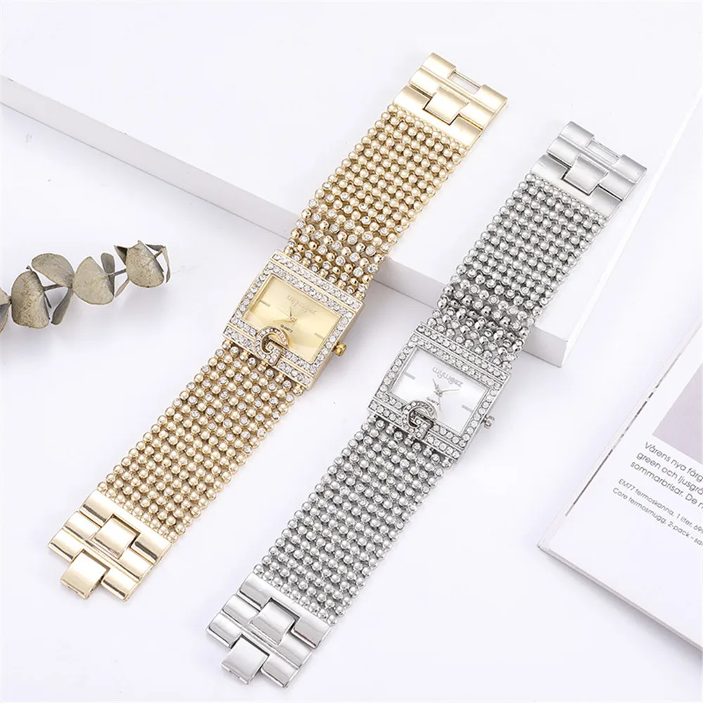 Женские наручные часы 2022 простые квадратные золотые женские модные повседневные