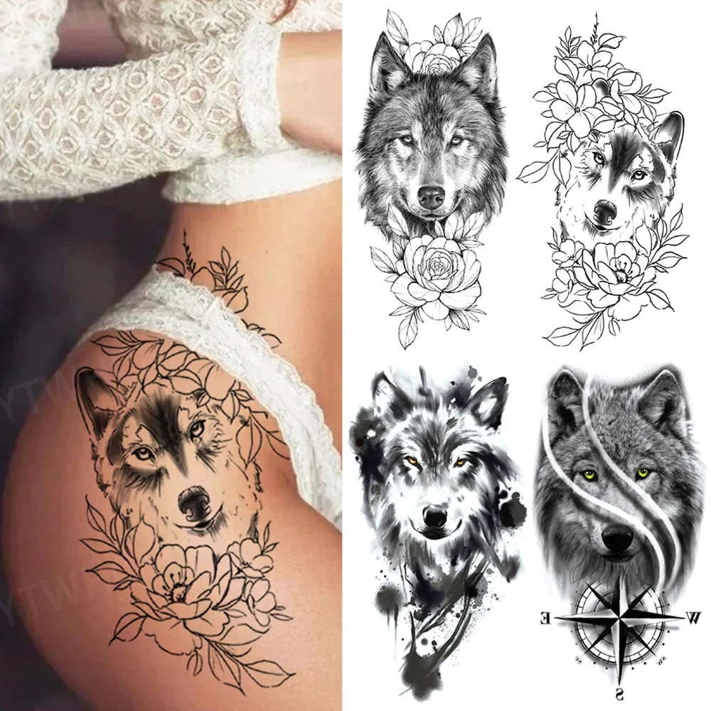 Wolf Temporary Tattoos Waterproof Stickers Cool Stick On Tattoo Diamonds Sexy Animal Artistic Lines Body Tatto Sticker Wholesale
Wolf Temporary Tattoos Waterproof Stickers Cool Stick On Tattoo Diamonds Sexy Animal Artistic Lines Body Tatto Sticker Wholesale