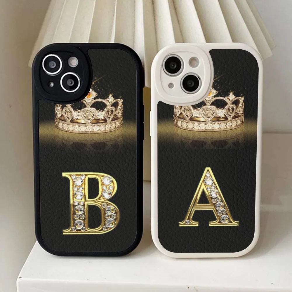 Diamond Crown Letter Phone Case Hard Leather For iPhone 14 13 12 Mini 11 14 Pro Max Xs X Xr 7 8 Plus Fundas
Diamond Crown Letter Phone Case Hard Leather For iPhone 14 13 12 Mini 11 14 Pro Max Xs X Xr 7 8 Plus Fundas