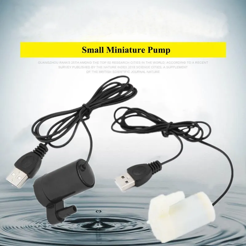 2 Styles 5V DC Mini Small Fountains Aquarium USB Interface Horizontal Vertical Type Micro Submersible Water Pump
2 Styles 5V DC Mini Small Fountains Aquarium USB Interface Horizontal Vertical Type Micro Submersible Water Pump