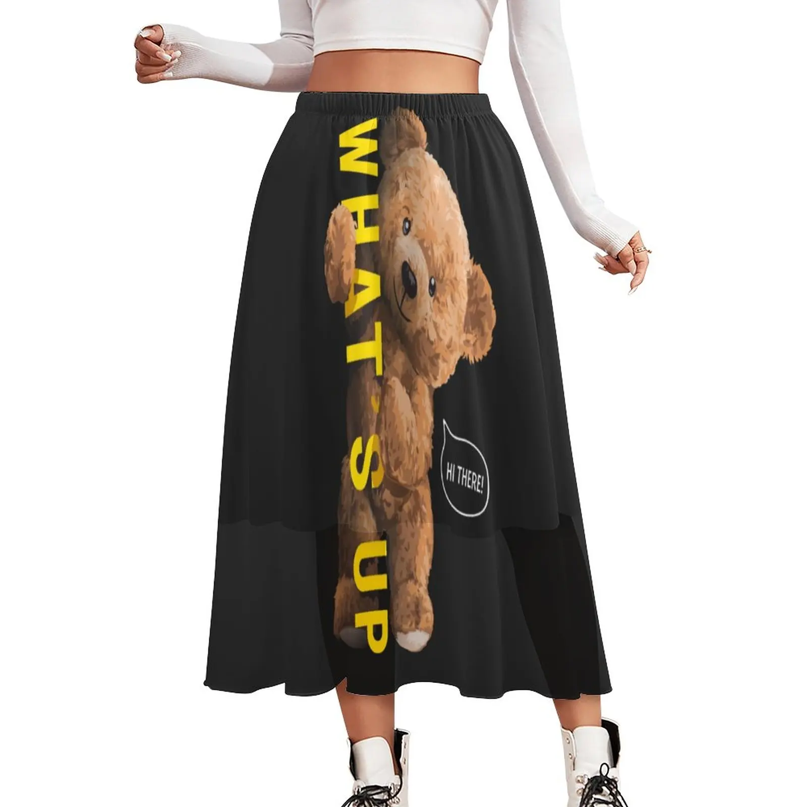 Toy Bear Skirt What Is Up Hi There Cute Boho Skirts High Waist Pattern Casual Skirt Summer Aesthetic Clothes Big Size
Toy Bear Skirt What Is Up Hi There Cute Boho Skirts High Waist Pattern Casual Skirt Summer Aesthetic Clothes Big Size