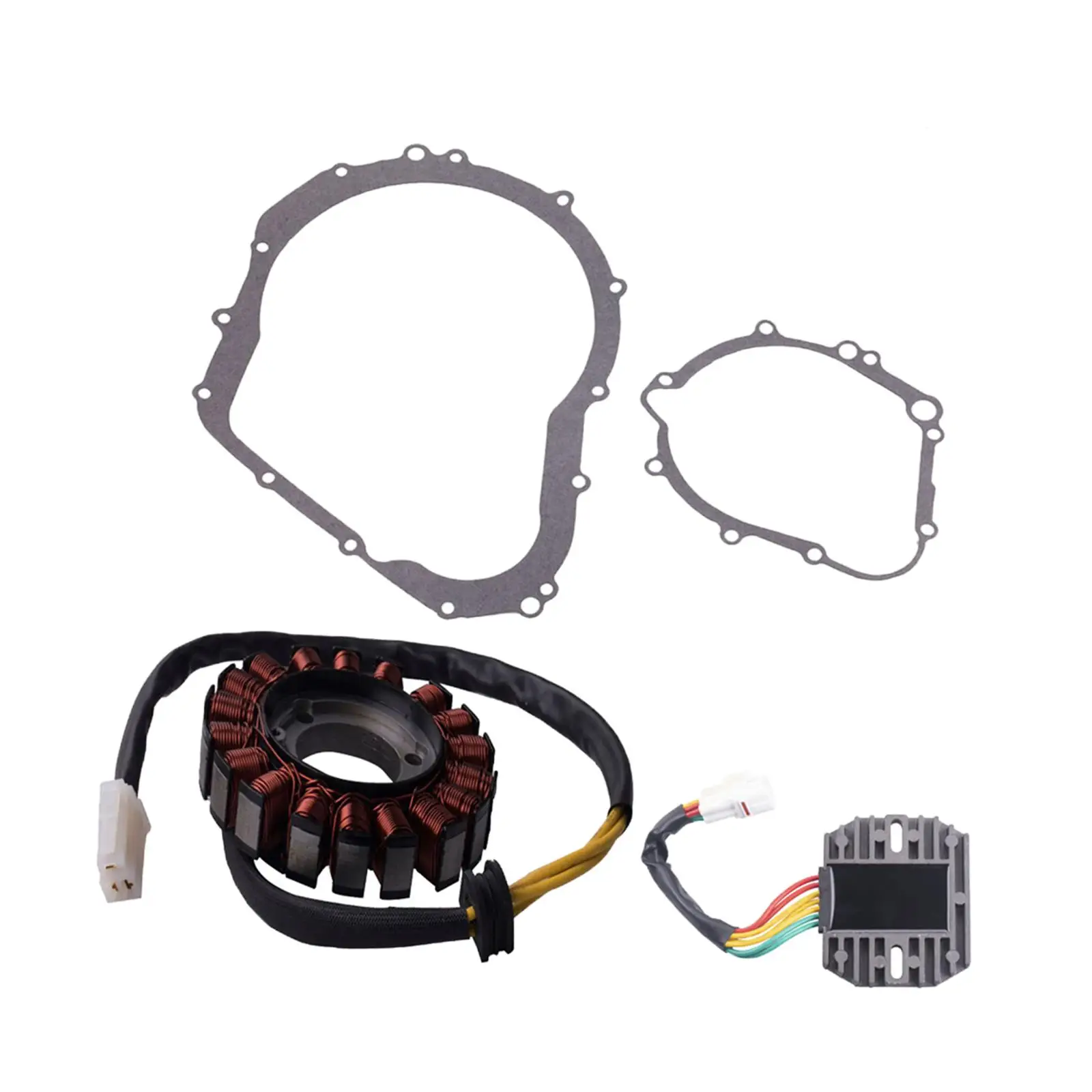 Magnetic Motor Stator Coil with Regulator Rectifier Spare Parts for Suzuki Gsxr 600
Magnetic Motor Stator Coil with Regulator Rectifier Spare Parts for Suzuki Gsxr 600