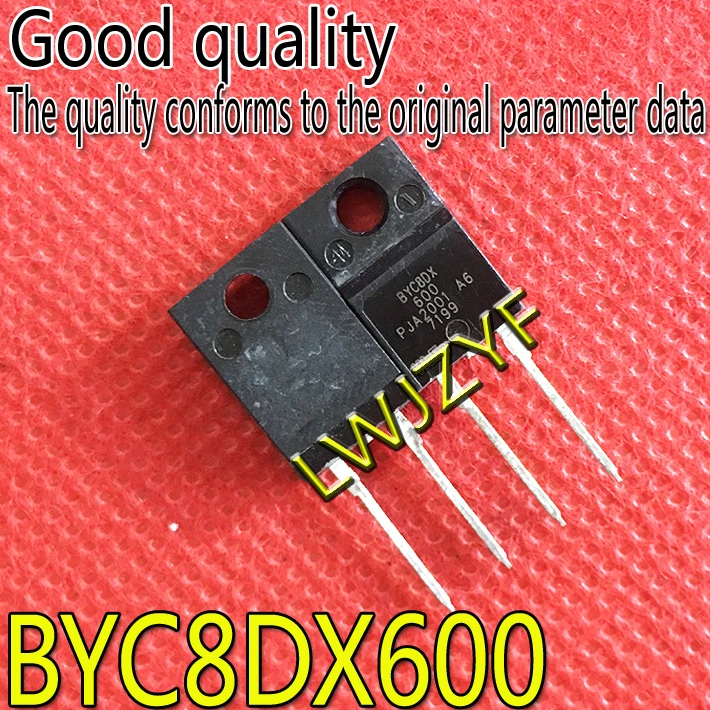 

New BYC8DX-600 TO-220F 8A 600V MOSFET Fast shipping