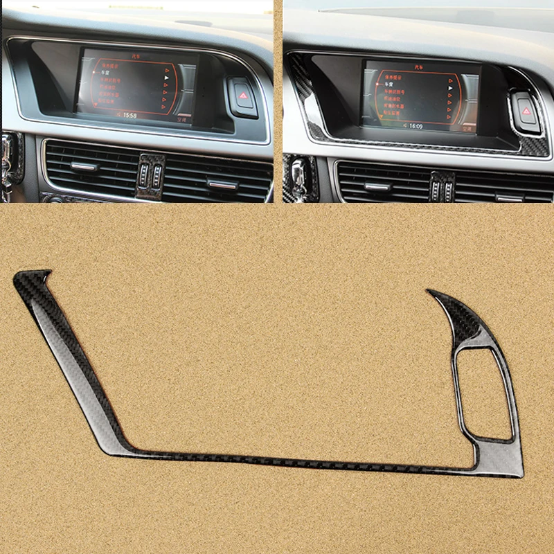 Real Carbon Fiber Center Console GPS Navigator Screen Frame Outer Trim Cover for Audi A4 B8 2009 -2016 / A5 08-17
Real Carbon Fiber Center Console GPS Navigator Screen Frame Outer Trim Cover for Audi A4 B8 2009 -2016 / A5 08-17