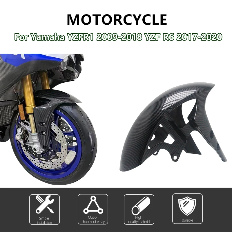 Для Yamaha YZFR1 R1 2009 - 2018,YZFR6 R6 2017 - 2020 Запчасти для мотоциклов обтекатель черный Передний брызговик
Для Yamaha YZFR1 R1 2009 - 2018,YZFR6 R6 2017 - 2020 Запчасти для мотоциклов обтекатель черный Передний брызговик