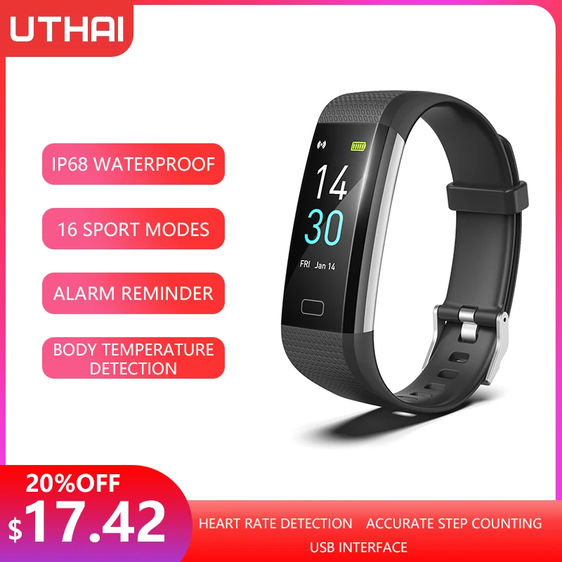 UTHAI S5 second generation smart bracelet is suitable for pedometer multi-function reminder sports bracelet
UTHAI S5 second generation smart bracelet is suitable for pedometer multi-function reminder sports bracelet