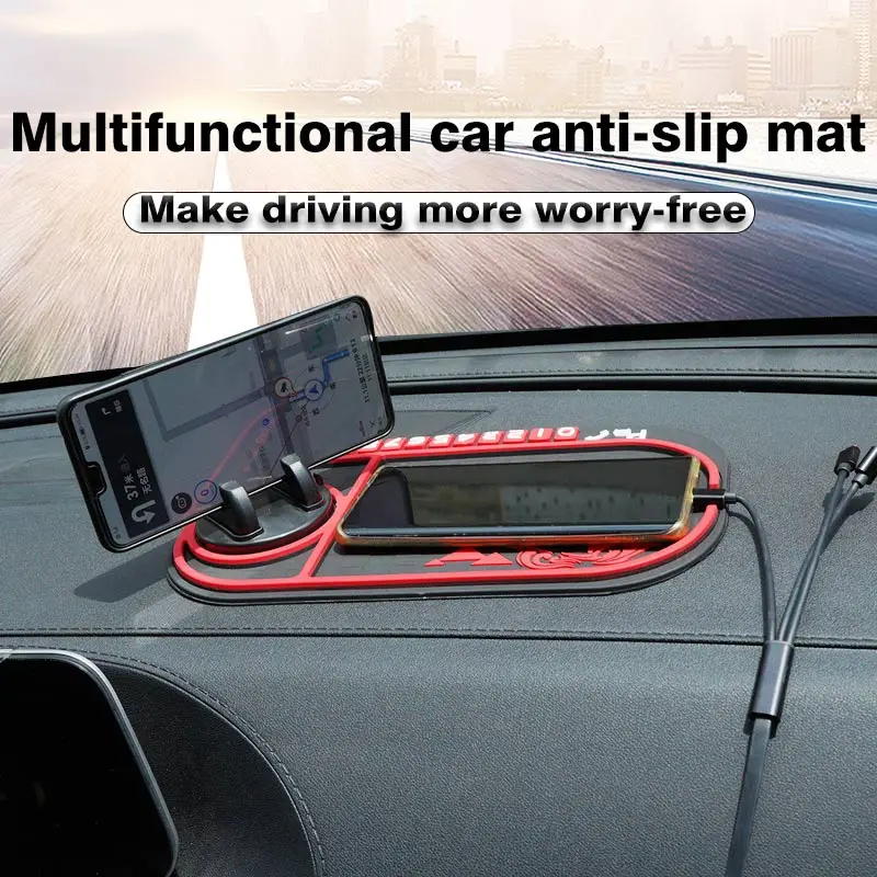 4 In 1 Mutilfunctional Non-slip Mat Sticky Silica Gel Anti-slip Pad GPS Stand Mobile Phone Car Holder Auto Gadgets for Dashboard
4 In 1 Mutilfunctional Non-slip Mat Sticky Silica Gel Anti-slip Pad GPS Stand Mobile Phone Car Holder Auto Gadgets for Dashboard