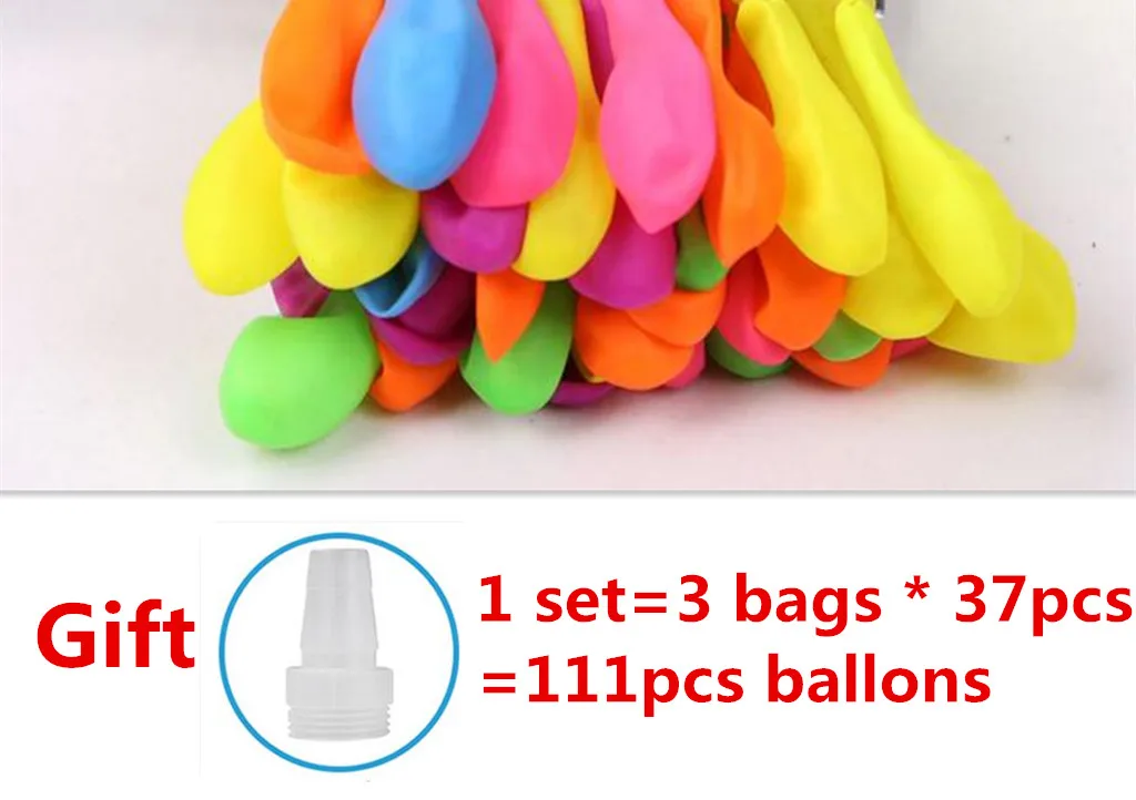 111pcs Water bomb balloons Amazing Filling Magic Balloon Children Water War Game Supplies Kids Summer toys for Outdoor Beach
111pcs Water bomb balloons Amazing Filling Magic Balloon Children Water War Game Supplies Kids Summer toys for Outdoor Beach