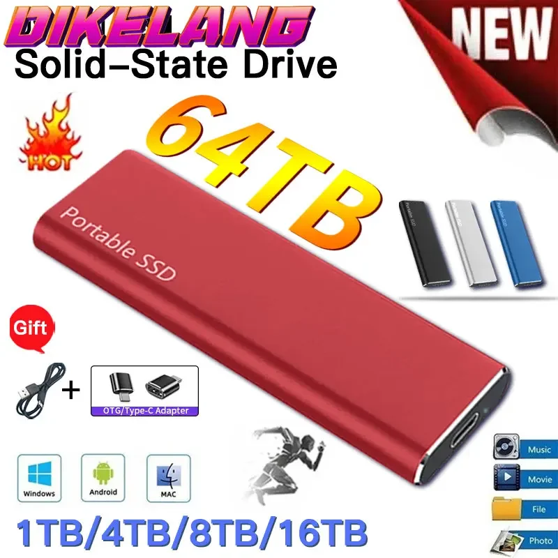 Portable External SSD 1TB 2TB USB 3.1 Type-C External Hard drive 2TB 500GB Solid State Disk For Laptop Desktop Mac
Portable External SSD 1TB 2TB USB 3.1 Type-C External Hard drive 2TB 500GB Solid State Disk For Laptop Desktop Mac