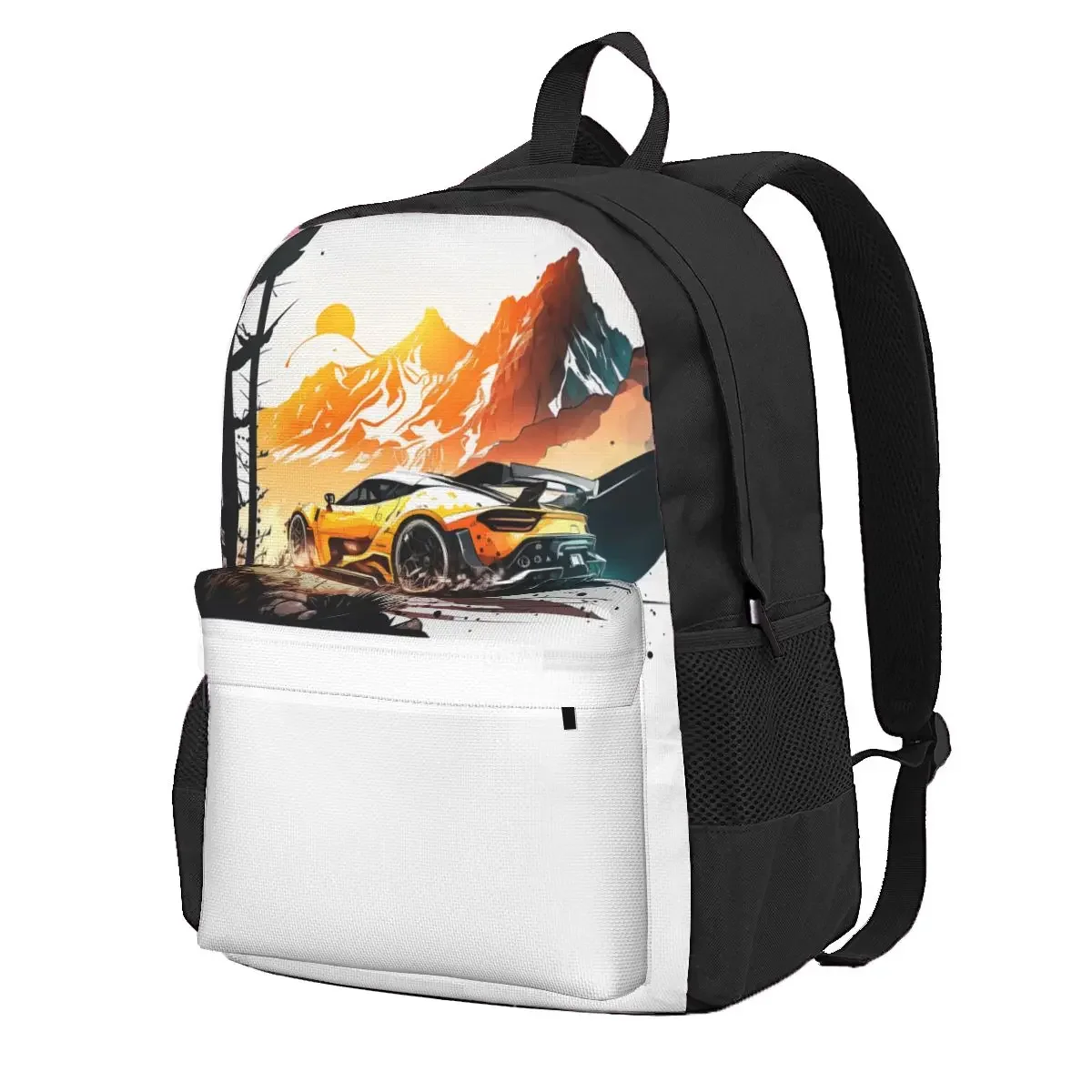 Рюкзак женский скоростной для занятий спортом, ранец из полиэстера с принтом Sun Mountain, сумка для старших классов