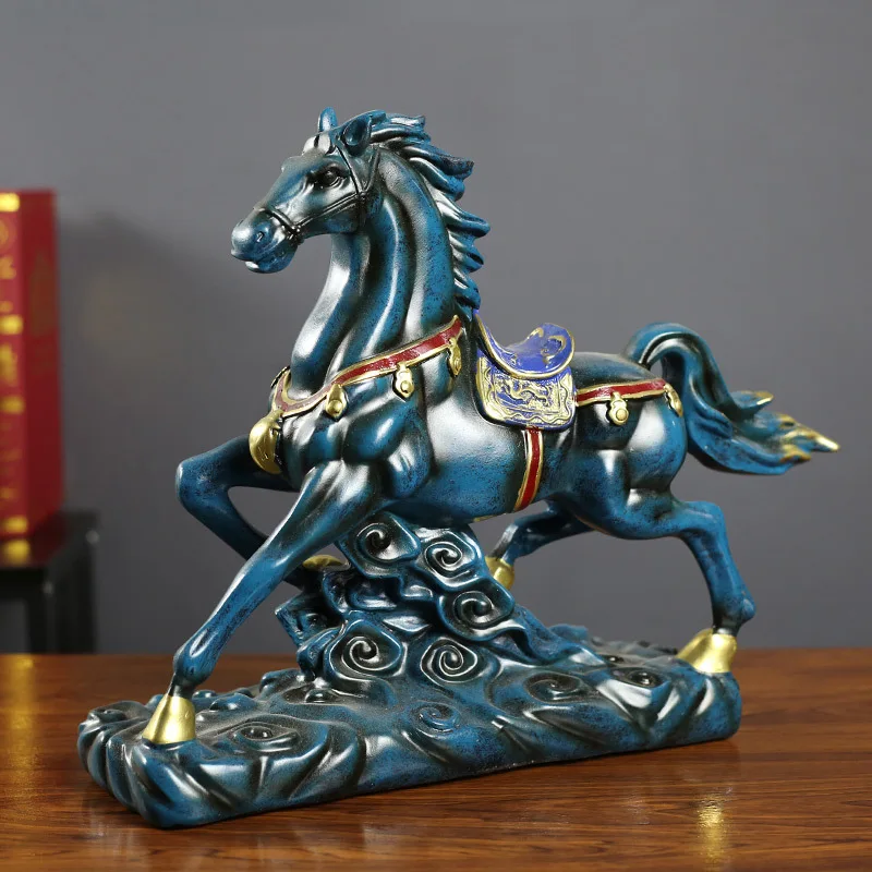 Chinese Antique Royal War Horse Sculpture Resin Imperial Palace Horse Statue Ornament Business Gift Art and Craft Home Decor
Chinese Antique Royal War Horse Sculpture Resin Imperial Palace Horse Statue Ornament Business Gift Art and Craft Home Decor